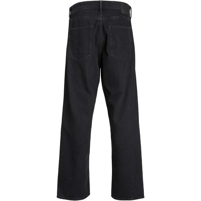 Чоловічі широкі джинси Jack & Jones JJIALEX Baggy Fit, чорний денім, 30W / 32L