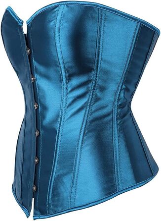 Корсет Daen Korsett великого розміру: сексуальний корсет, топ, спідня білизна (L, блакитно-зелений, блакитний)