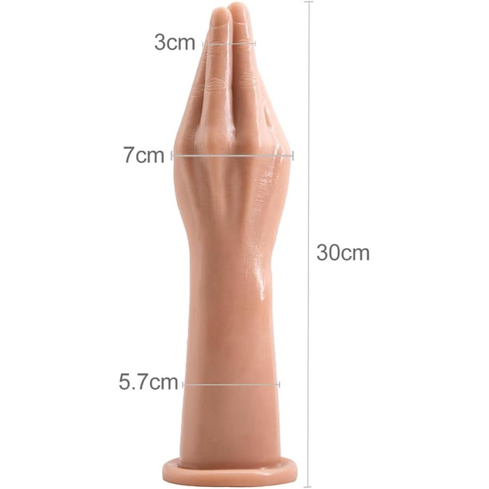 Анальний тренажер Roluck з реалістичним дизайном, 30 см, для жінок, лесбійок та чоловіків