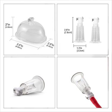 Набір для стимуляції статевих органів для жінок: вакуумний насос, кліторальний насос, вагінальний насос, стимулятор