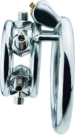 Сталевий кільцевий роздільник яєчок (Doul) з шипами для чоловіків. Кольце для яєчок, розтягувач яєчок, CBT, Бондеж, інтимні іграшки. Діаметр 45 мм