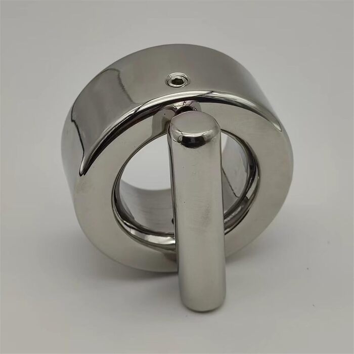 Сталевий кільцевий натягувач яєчок для чоловіків, SM-іграшка, сталевий натягувач яєчок, кільце для яєчок, натягувач пеніса, сталевий аксесуар для сексуальних ігор, Id:38/Висота:30/Діаметр:15