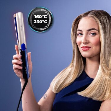 Професійний випрямляч для волосся Cecotec Lisse I-Twerk Pro: інфрачервона технологія, вібруючі керамічні пластини з турмаліновим покриттям, 160-230°C