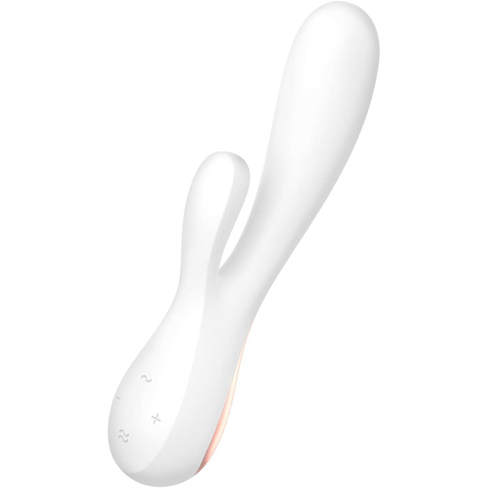 Vibrator Satisfyer Mono Flex Connect App G-Punkt | Силіконовий вібратор з керуванням через додаток | Стимулятор G-точки та клітора | Для жінок | Швидка зарядка