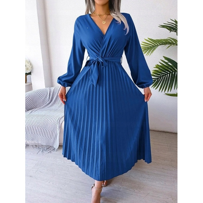 Коктейльна плисована сукня міді NewStyleD, розмір XL
