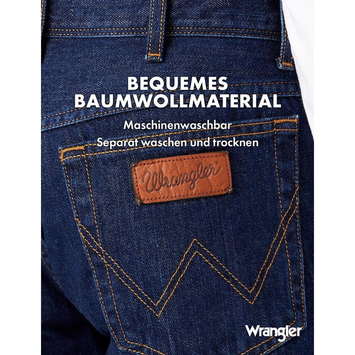 Чоловічі джинси Wrangler Texas Stretch W121XU13M заужені (Tapered), колір Darkstone, розмір 38W/36L