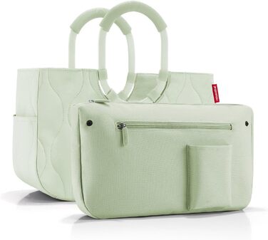 Еко-сумка для покупок reisenthel loopshopper (розмір M, колір Puffer Iced Matcha) з переробленого PET-пластику