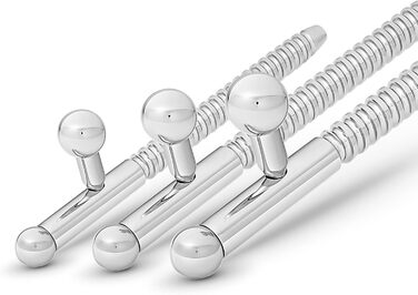 Розширювач уретри Prinzenzepter з нержавіючої сталі (3 розміри, Ø 10 мм) для чоловіків