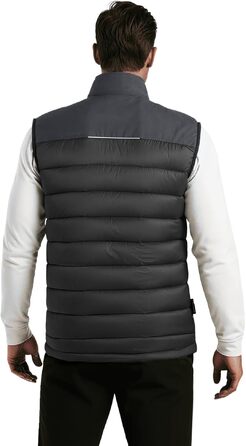 Чоловічий жилет Softshell WORK IDEA: водовідштовхуючий, вітрозахисний, дихаючий спортивний жилет для бігу, їзди на велосипеді, походів та роботи, чорний, 5XL