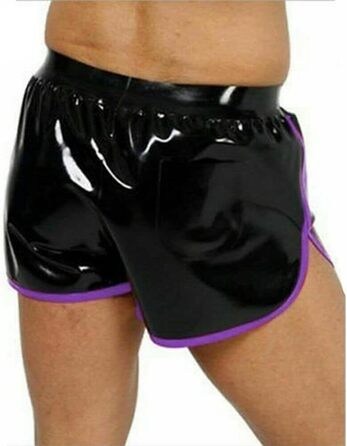 Боксер чоловічий латексний, чорний, XL - боксерки, шорти, спідня білизна