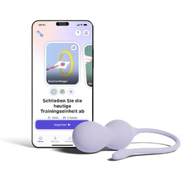 Perifit Care+ - тренажер Кегеля з додатком | Тренажер для м'язів тазу | Зміцнює м'язи тазу, покращує контроль сечовипускання та прискорює відновлення після пологів