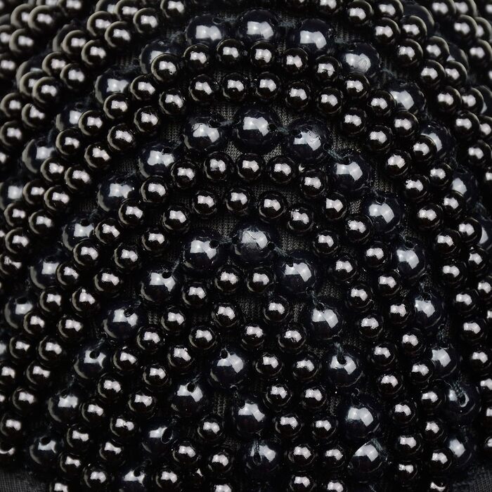 Чорний бюстгальтер-корсет Ellacci з перлами, топ для клубу/вечірки, XS