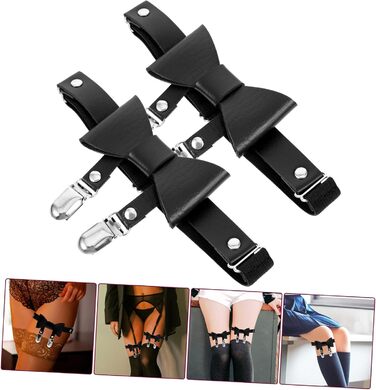 Жіночі наголовники DEARMAMY на ногу (5 шт.) - чорний