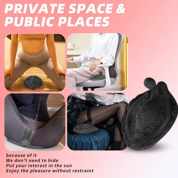 Вібратор OnundOn Erotik Butterfly - стимулятор G-точки для жінок, 12 режимів, чорний