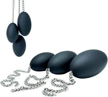 Анальний плаг з силікону у формі яйця з ланцюжком, анальні кульки, силіконовий дildo, великі яйця для анального сексу, мастурбація для жінок та чоловіків
