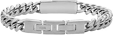 Чоловічий годинник Fossil Vintage Casual зі сталевим браслетом, сріблястого кольору