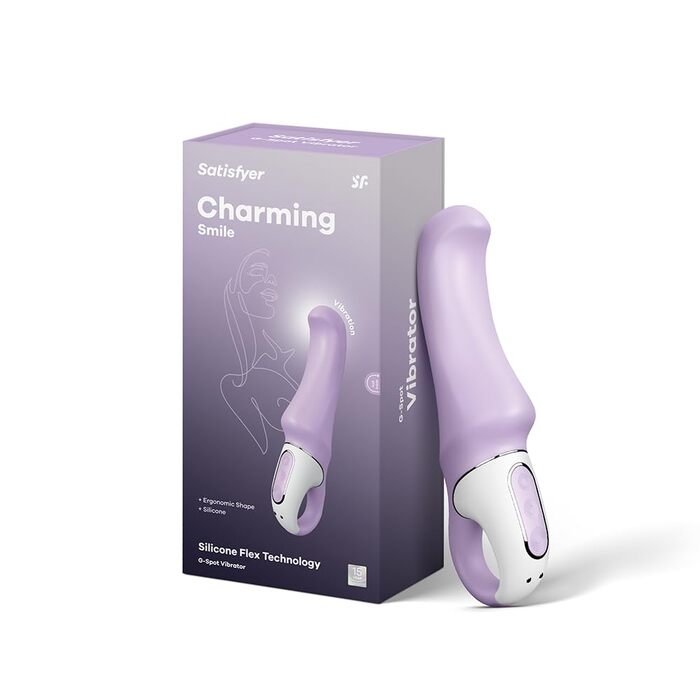 Вібратор Satisfyer G-Punkt Vibes: тихий, потужний стимулятор клітора | Водонепроникний секс-іграшка для жінок (IPX7) | Charming Smile