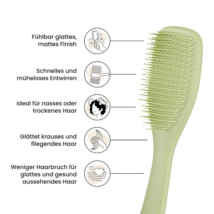 Щітка для волосся Tangle Teezer Ultimate Detangler для вологого та сухого волосся всіх типів, оливкова