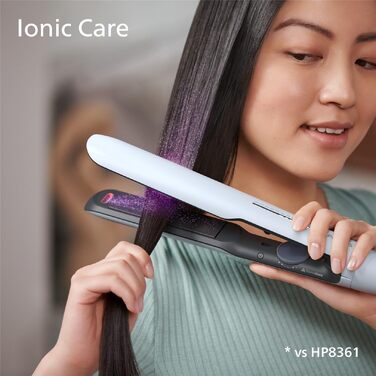 Випрямляч для волосся Philips серії 5000 з технологією ThermoShield, білий (BHS520/00)