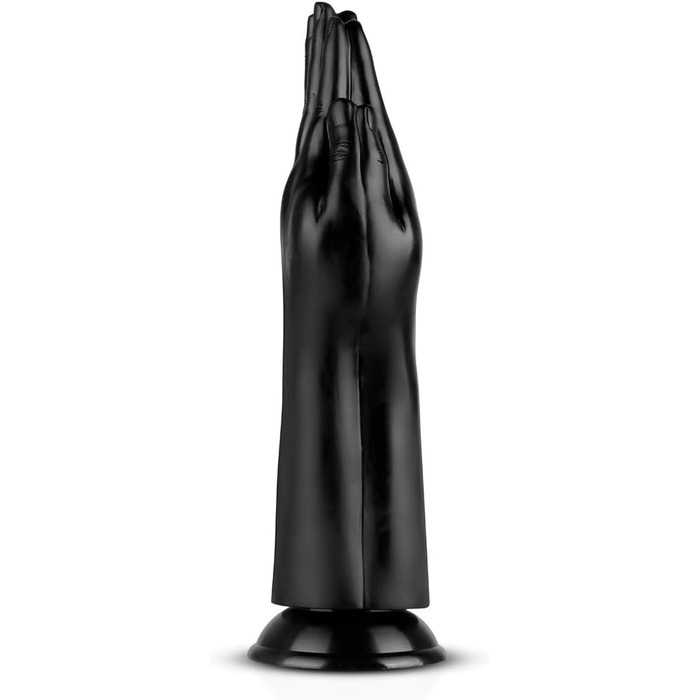 Анальний секс-іграшка BUTTR Double Trouble Fisting Dildo, Чорний, XXL, для досвідчених користувачів