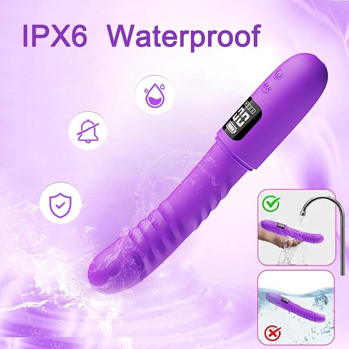 Вібратор для жінок з функцією імпульсу, тихий масажер G-точки з 10 режимами вібрації, силіконовий секс-іграшка для жінок та пар, подарунок у дорогу LZYLWC