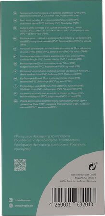 Анатомічна помпа для збільшення статевого члена Fröhle PP009 Slim-Fit, вакуумна помпа, секс-іграшка