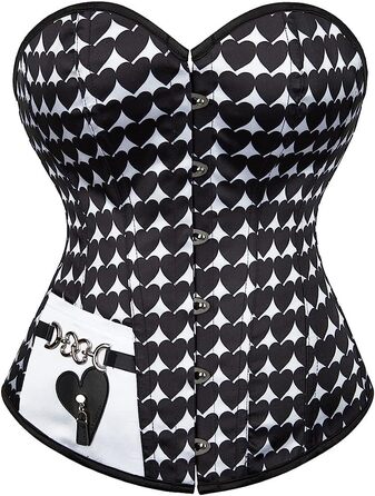 Жіноче корсетне тіло Adelce з квітковим принтом, стильне, кольорове, на шнурівці, вінтажний стиль, для підкреслення талії, розмір XXL, серцеподібна форма