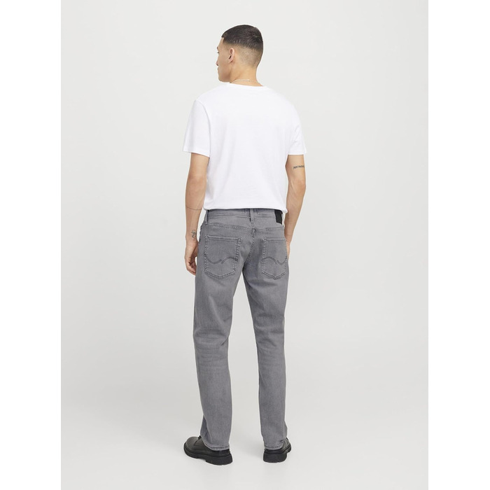 Чоловічі завужені джинси Jack & Jones JJIMIKE JJORIGINAL сірого кольору (32W / 32L)