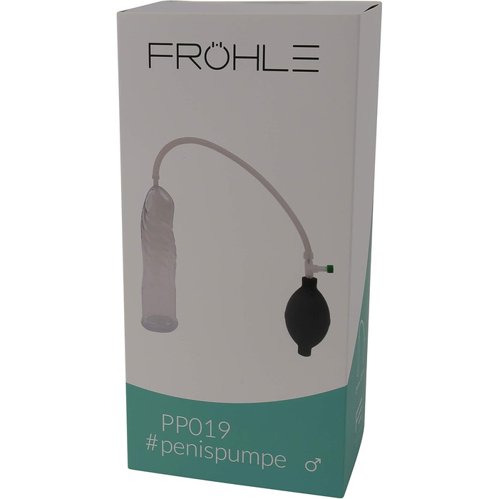 Power Penispumpe Fröhle PP020 – Прозора стандартна помпа для ерекції (1 шт.)