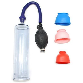 Вакуумна помпа для збільшення статевого члена Eeddoo® Premium - 3 насадки. Для чоловіків, збільшення ерекції, тренування потенції, анти-імпотенція.