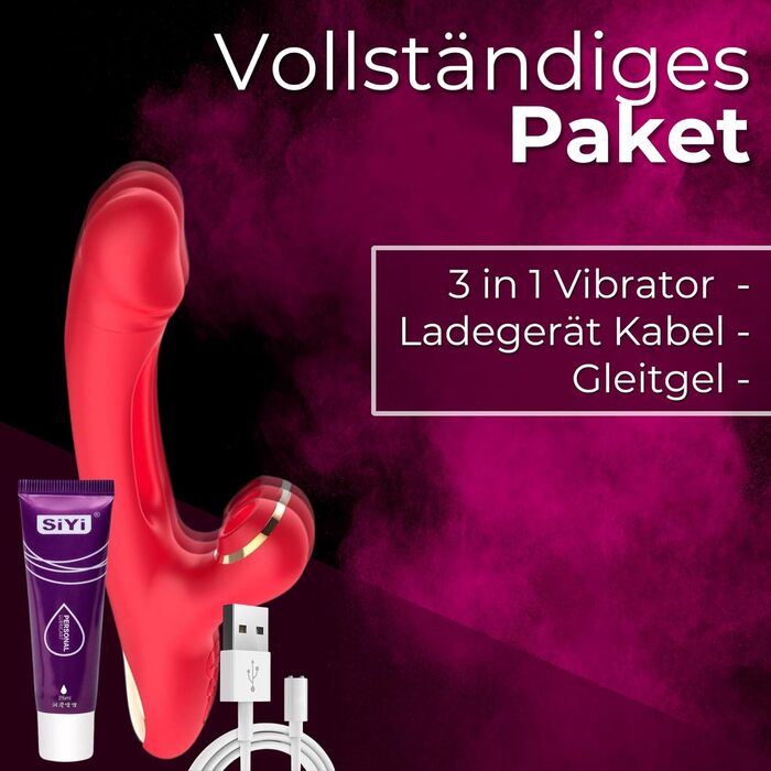 Вібратор для жінок IntimZeit – стимулятор G-точки та клітора з 7 вібраціями, 7 режимами всмоктування та 7 пульсаціями. Перезаряджається, водонепроникний, тихий секс-іграшка для пар та індивідуального використання.