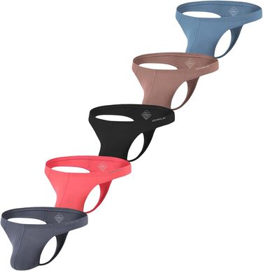 Чоловіча трусика-бразильяно ZONBAILON (5 шт.) - низька посадка, трусики-танга, низька посадка