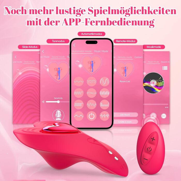 Вібратор для жінок Butterfly - сексуальна іграшка з пультом дистанційного керування, для індивідуального та парного використання