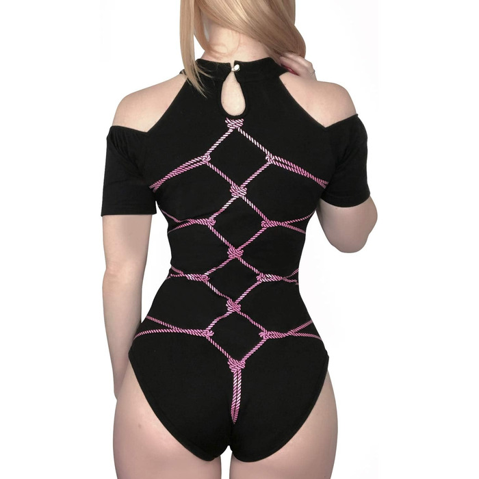 Дитячий боді-піжама Littleforbig All Tied Up чорного кольору, розмір M