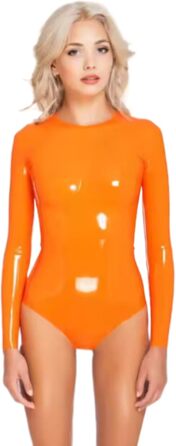 Штани з латексу Gaylop: спортивний костюм, комбінезон з латексу, чорний XL, 0.4 мм