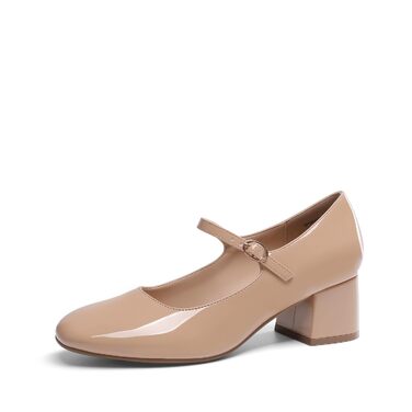 Жіночі туфлі-човники DREAM PAIRS із закритим носком, бежеві (розмір 38.5 EU)