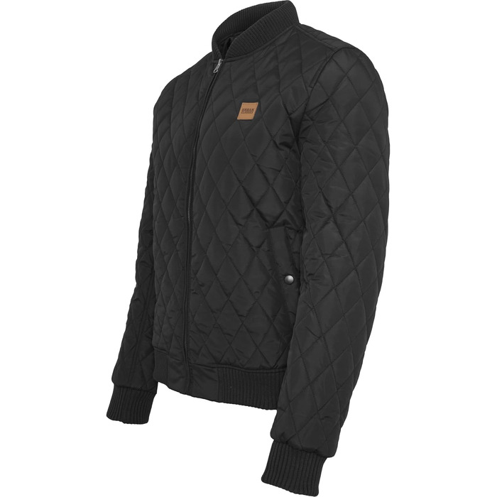 Чоловіча стібана куртка Urban Classics Diamond Quilt Jacket, великий розмір 4XL, чорна
