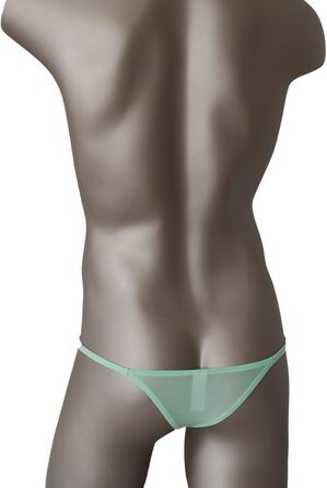 Сексуальні мереживні труси для чоловіків Faringoto – труси-сліп, танга, рожевий колір, розмір L