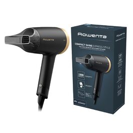 Фен для волосся Rowenta Express Style CV1801 золотого кольору, 1900 Вт, з концентратором та режимом холодного повітря