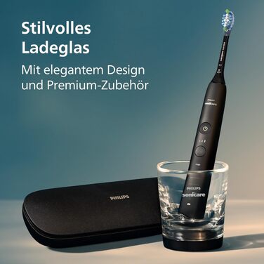 Електрична звукова зубна щітка Philips Sonicare DiamondClean 9000 HX9911/94 з датчиком тиску, 4 режимами очищення, стаканом для зарядки та USB-кейсом, Rose Gold