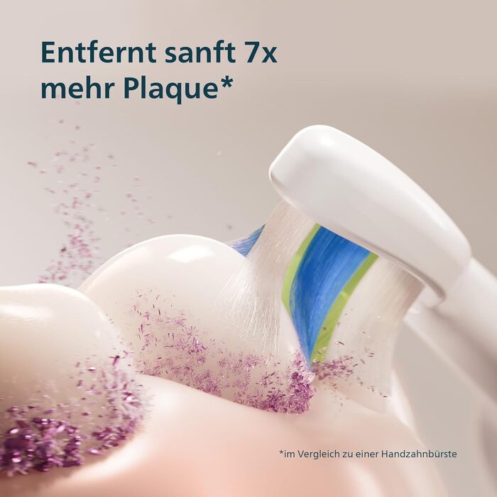 Електрична сонічна зубна щітка Philips Sonicare 5500 HX7113/01, 2 режими чищення, контроль тиску, SmarTimer, колір Navy (темно-синій)