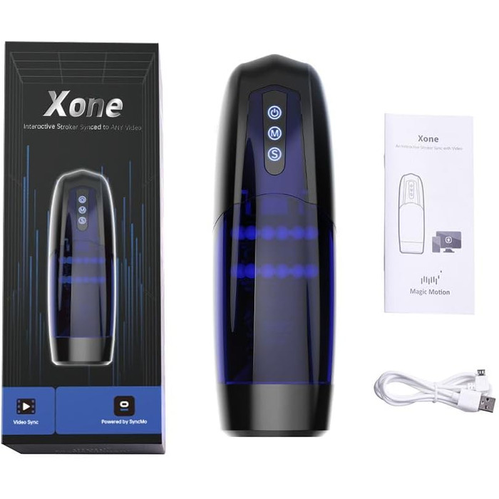 Масажер для тіла Magic Motion Xone Masturbator - Чорний
