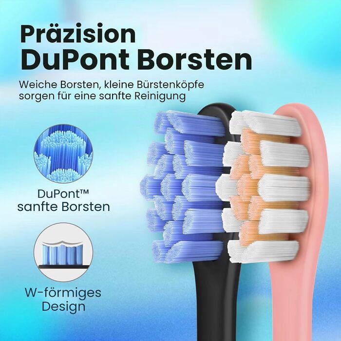 Електрична сонічна зубна щітка Oclean Flow Gift Set, 5 режимів, водонепроникна IPX7, біла (набір з дорожнім футляром та 6 насадками, до 180 днів роботи від одного заряду)