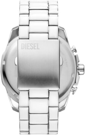 Чоловічий годинник Diesel Mega Chief з хронографом, сталевий браслет (сріблястий)