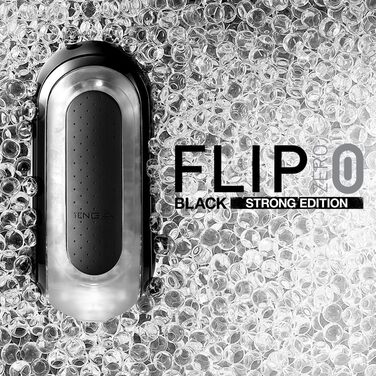 TENGA Flip Zero - багаторазова масажна іграшка для чоловіків, чорний (Strong)