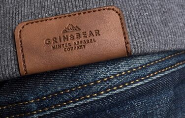 Чоловічий худі Grin&Bear з капюшоном, сірий меланж, розмір XXL, модель GEC470