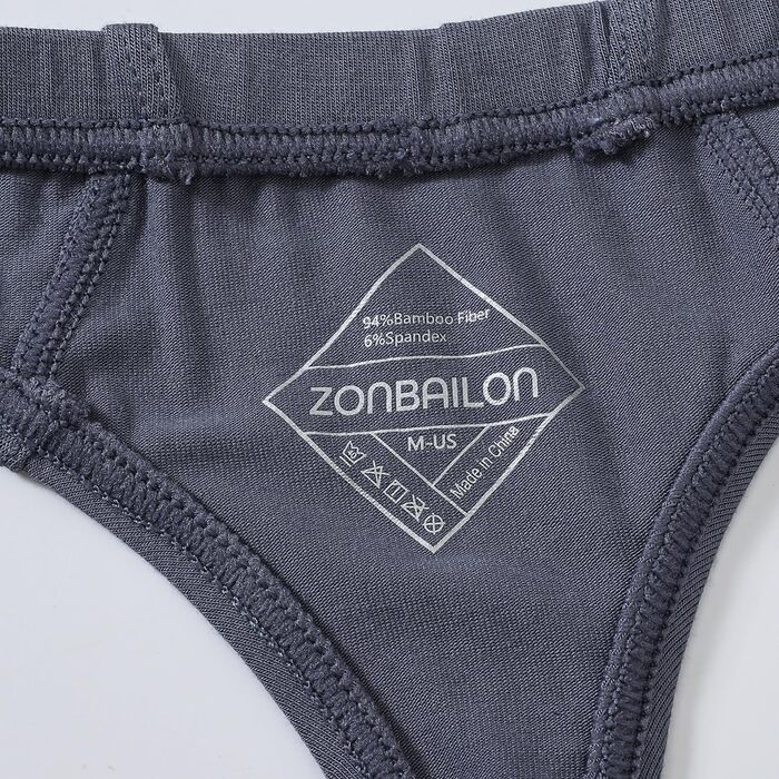 Чоловіча трусика-бразильяно ZONBAILON (5 шт.) - низька посадка, трусики-танга, низька посадка