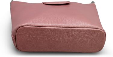 Жіноча сумка через плече Brise Art ELLIE з натуральної шкіри, ручної роботи, Crossbody Bag з 6 відділеннями, Made in Italy (Колір: Старорожевий)