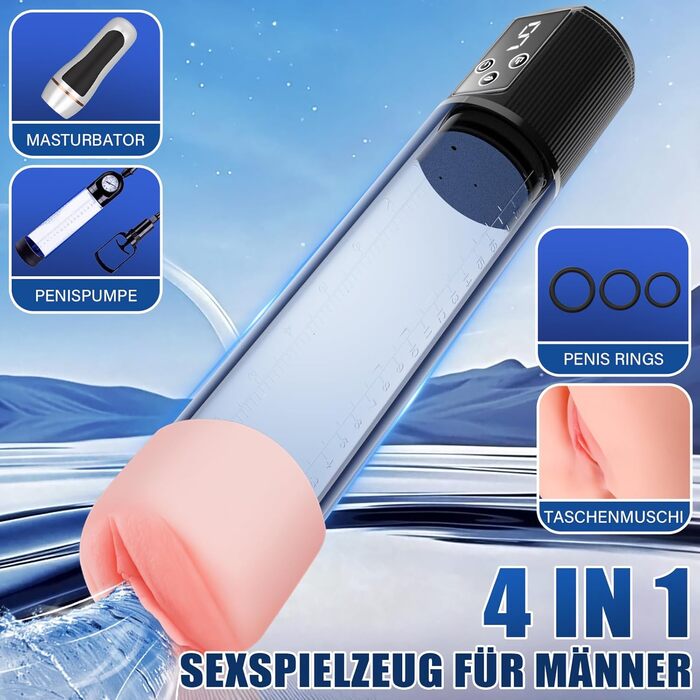 Набір секс-іграшок для пар Eisches: вібратори, стимулятори клітора, сосків та пеніса, анальний плагін, 10 режимів, прозорий