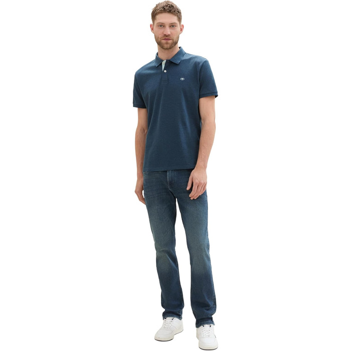 Чоловічі джинси Tom Tailor TTMARVIN Straight з еластичним стрейчем, колір Dark Stone Wash Denim, 32W/32L